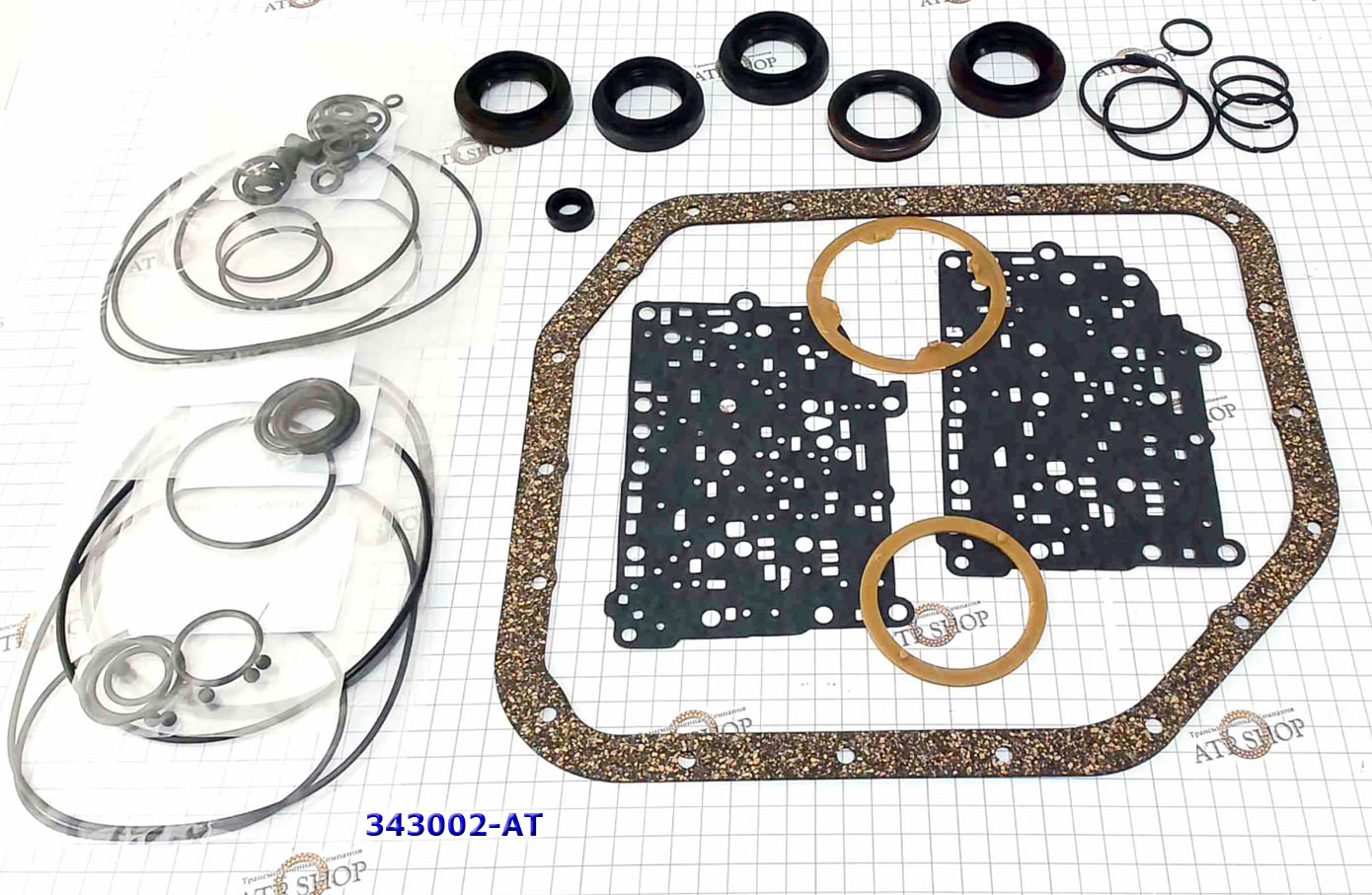 Комплект Прокладок и Сальников (Ремкомплект\ Оверол кит\ Overhaul Kit), U340/341E без поршней 2000-up